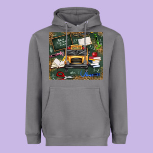 School Bus Back To School Heavyweight Hoodie Designed By Texasbilliewilder