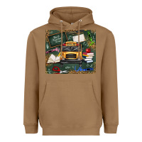 Toasted Coconut school bus back to school Heavyweight Hoodie - texasbilliewilder