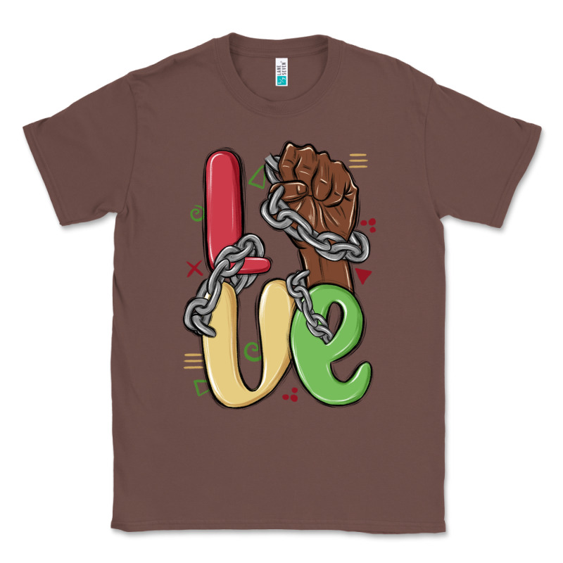 Love Juneteenth Classic Tee by MaliasSmallBusiness | Teevron