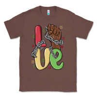 Chestnut love juneteenth Classic Tee - MaliasSmallBusiness