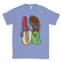 Colony Blue love juneteenth Classic Tee - MaliasSmallBusiness