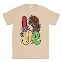 Mushroom love juneteenth Classic Tee - MaliasSmallBusiness