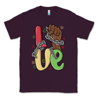 Plum love juneteenth Classic Tee - MaliasSmallBusiness