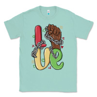 Seafoam love juneteenth Classic Tee - MaliasSmallBusiness