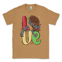 Toasted Coconut love juneteenth Classic Tee - MaliasSmallBusiness