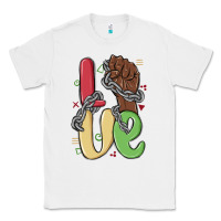 White love juneteenth Classic Tee - MaliasSmallBusiness