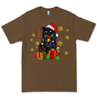 Cacao black cat meowy christmas Premium Tee - AdoDesignShop