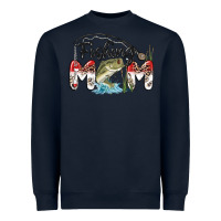 Navy fishing mom Heavyweight Sweatshirt - MaliasSmallBusiness