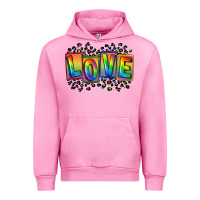Fuchsia Pink Love pride Urban Hoodie - FaDigitalArtStudio