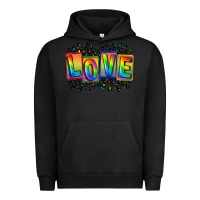 Pigment Black Love pride Urban Hoodie - FaDigitalArtStudio