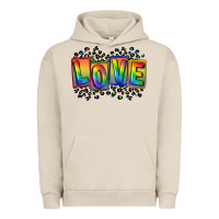Pigment French Oak Love pride Urban Hoodie - FaDigitalArtStudio