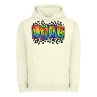 Pigment Pistachio Love pride Urban Hoodie - FaDigitalArtStudio