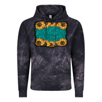 Cloud Black sunflower background Vintage Hoodie - BarkalooDesign