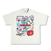 Pistachio can't talk right now doing paramedic stuff Urban Heavy Tee - MaliasSmallBusiness