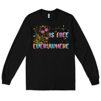 Black kindness is free sprinkle it everywhere Long Sleeve Tee - MaliasSmallBusiness