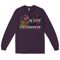 Plum kindness is free sprinkle it everywhere Long Sleeve Tee - MaliasSmallBusiness