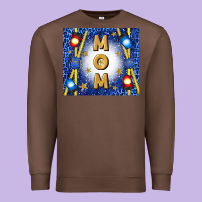 Police Mom Mother’s Day Premium Sweatshirt Designed By Tumblerdesignbyshophia