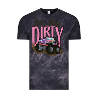 Cloud Black let's play dirty Vintage Tee - MaliasSmallBusiness