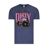 Vintage Denim let's play dirty Vintage Tee - MaliasSmallBusiness