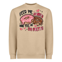Mushroom feed me donuts and tell me i'm pretty Heavyweight Sweatshirt - MaliasSmallBusiness