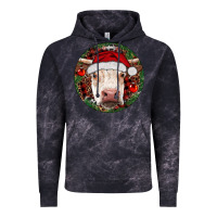 Cloud Black Hereford Cow Christmas Vintage Hoodie - RanaPortraitStore