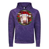 Cloud Purple Hereford Cow Christmas Vintage Hoodie - RanaPortraitStore