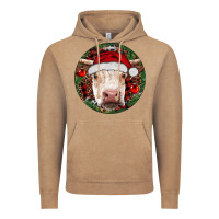 Vintage Coffee Hereford Cow Christmas Vintage Hoodie - RanaPortraitStore