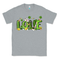 Heather Grey st patricks love nurse Classic Tee - MaliasSmallBusiness