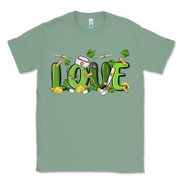 Sage st patricks love nurse Classic Tee - MaliasSmallBusiness