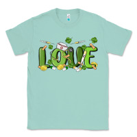 Seafoam st patricks love nurse Classic Tee - MaliasSmallBusiness