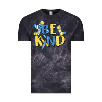 Cloud Black be kind Vintage Tee - MaliasSmallBusiness