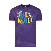 Cloud Purple be kind Vintage Tee - MaliasSmallBusiness