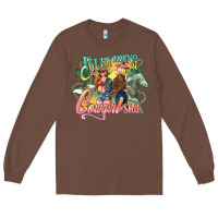 Chestnut busy doing cowgirl Long Sleeve Tee - NancyCooperArtShop
