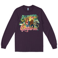 Plum busy doing cowgirl Long Sleeve Tee - NancyCooperArtShop