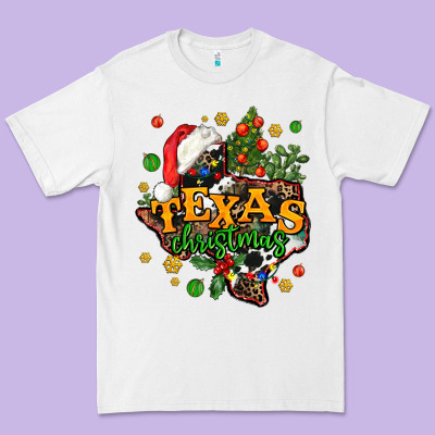 Texas Christmas Premium Tee Designed By Adodesignshop