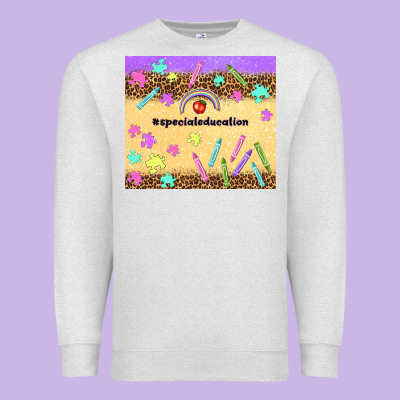 Special Education Teacher Premium Sweatshirt Designed By Tumblerdesignbyshophia