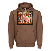 Chestnut Christmas pigs tumbler Zipper Hoodie - Jasminsmagicworld