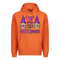 Carrot I need more beads with gnomies Premium Hoodie - HowdyJamesFarm
