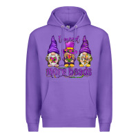 Purple I need more beads with gnomies Premium Hoodie - HowdyJamesFarm