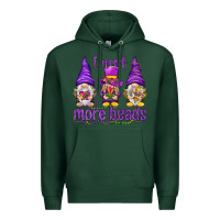 Sports Green I need more beads with gnomies Premium Hoodie - HowdyJamesFarm
