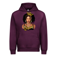 Mauve Wine black queen Urban Hoodie - FaDigitalArtStudio