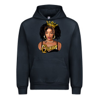 Navy black queen Urban Hoodie - FaDigitalArtStudio