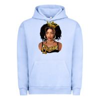 Pigment Grape Ice black queen Urban Hoodie - FaDigitalArtStudio