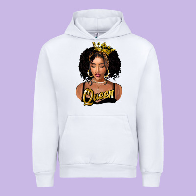 Black Queen Urban Hoodie Designed By Fadigitalartstudio