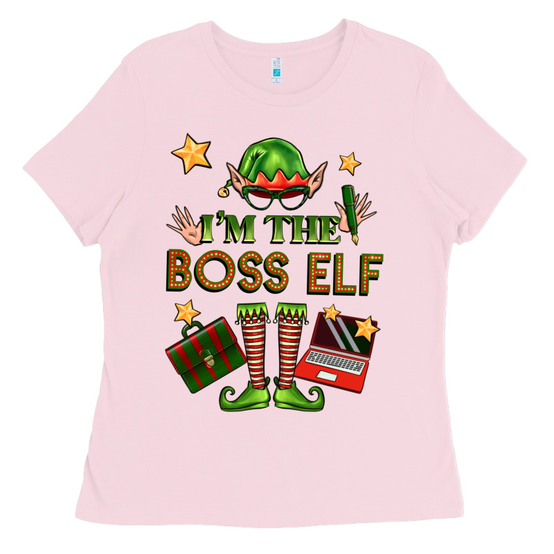 Im The Boss Elf Ladies Tee by FaDigitalArtStudio | Teevron