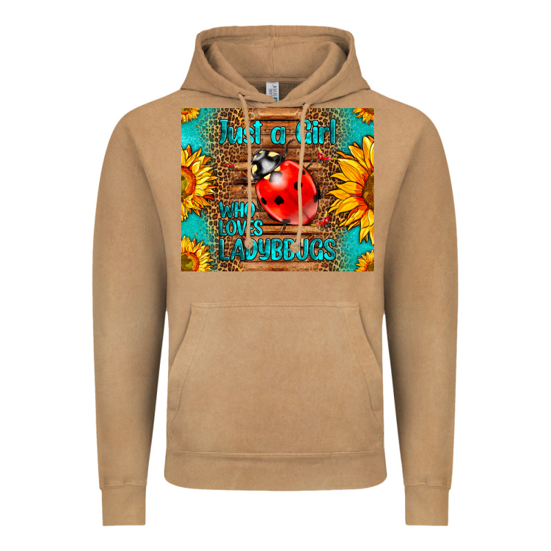 Just A Girl Who Loves Ladybugs Vintage Hoodie by LillyAllenDesigns | Teevron