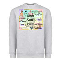Heather Grey self love Heavyweight Sweatshirt - MaliasSmallBusiness