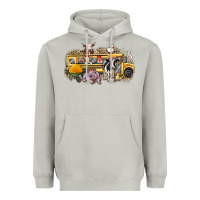 Moon Dust farm animals school bus Heavyweight Hoodie - texasbilliewilder