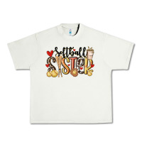 Pistachio softball sister Urban Heavy Tee - MaliasSmallBusiness