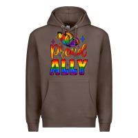Coffee proud ally Premium Hoodie - JahusDesignShop